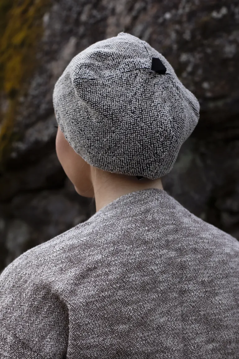 KIVI saunalakki, musta-pellava yksi koko