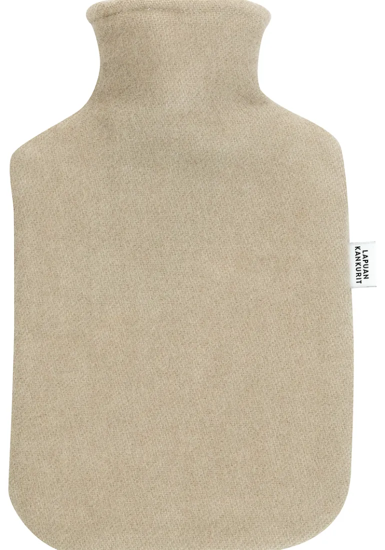 TUPLA kuumavesipullo, beige 2 litraa